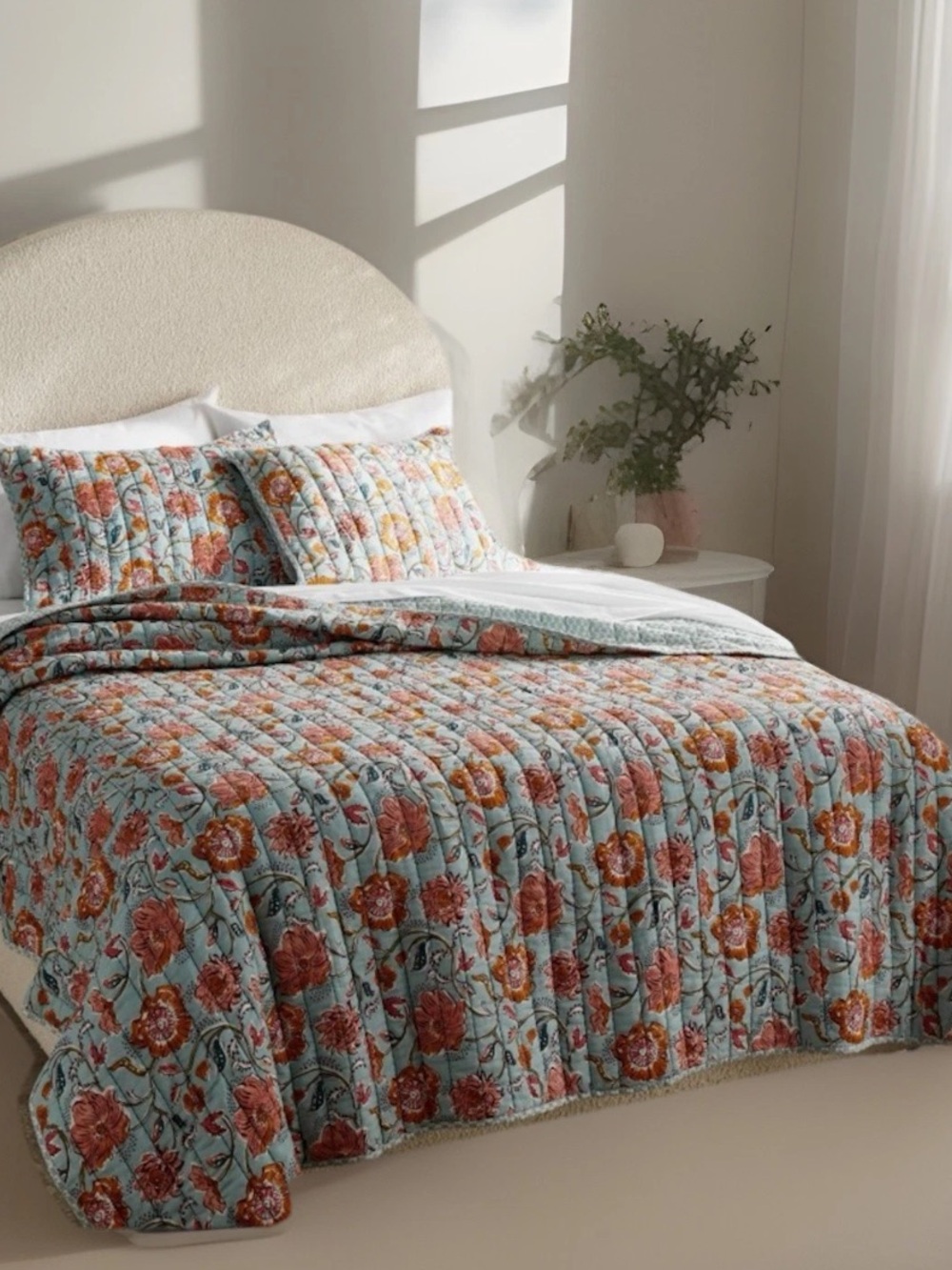 Threshold Quilted Floral Bedspread